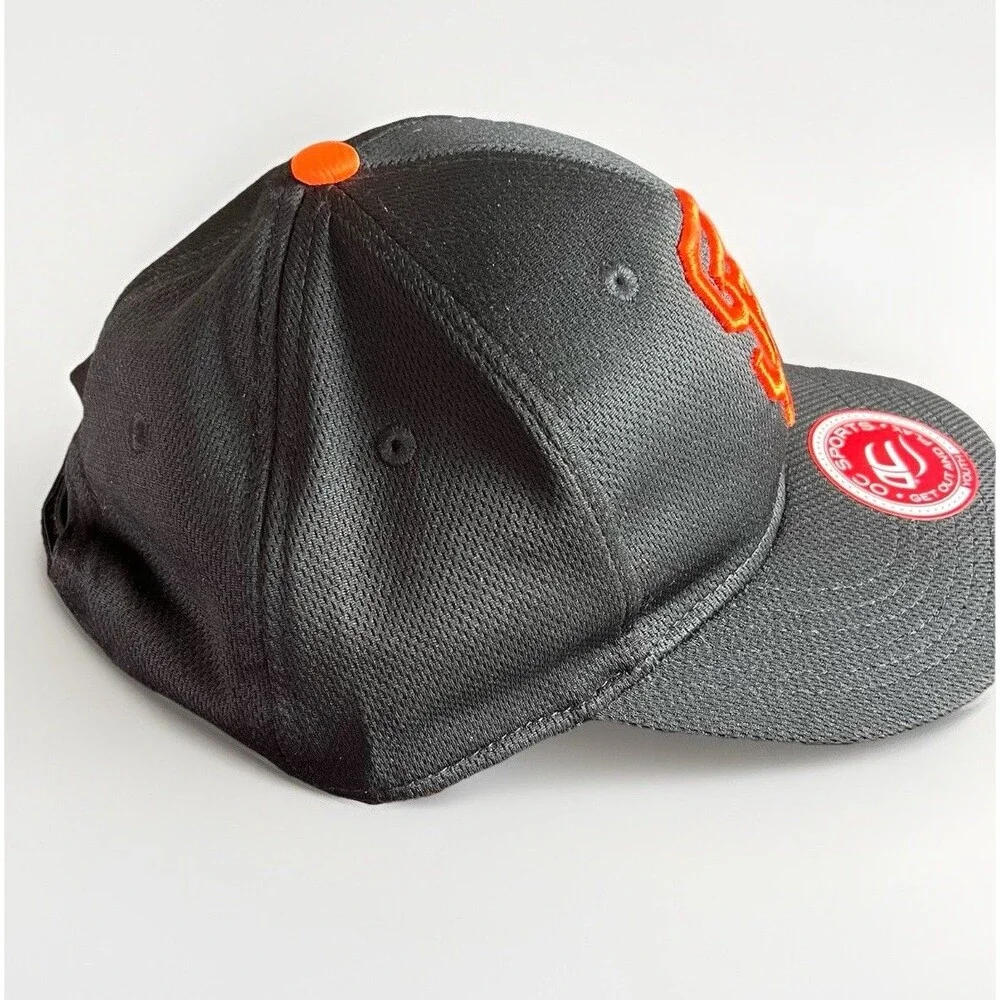 OC Sports Boy's Strapback Hat‎ Black Embroidered San Francisco Giants Logo Youth